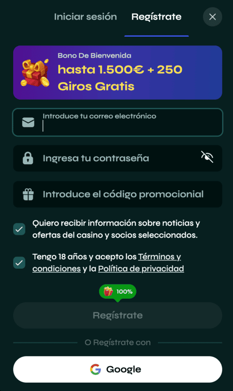 Registro en SavaSpin Casino e inicio de sesión